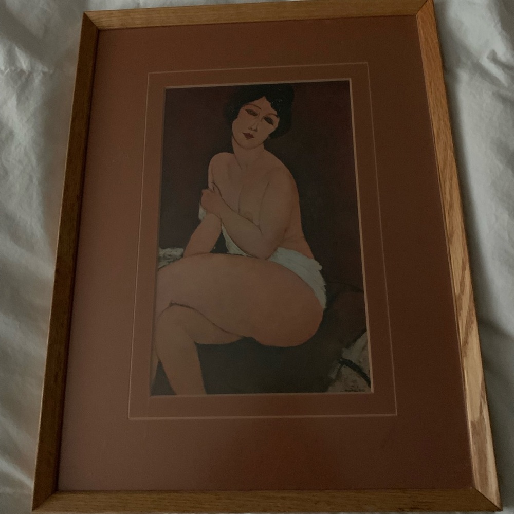 Painting of Dark Haired Lady